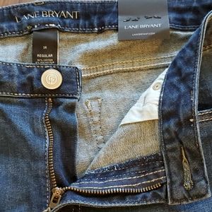 Lane Bryant Mid Rise Straight Leg jeans